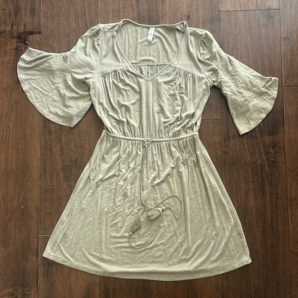 Sage green dress